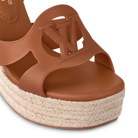 lv wedge shoes|LV Isola Wedge Sandals .